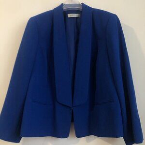 Kasper Shawl Collar Blazer Royal Blue Plus size 22W